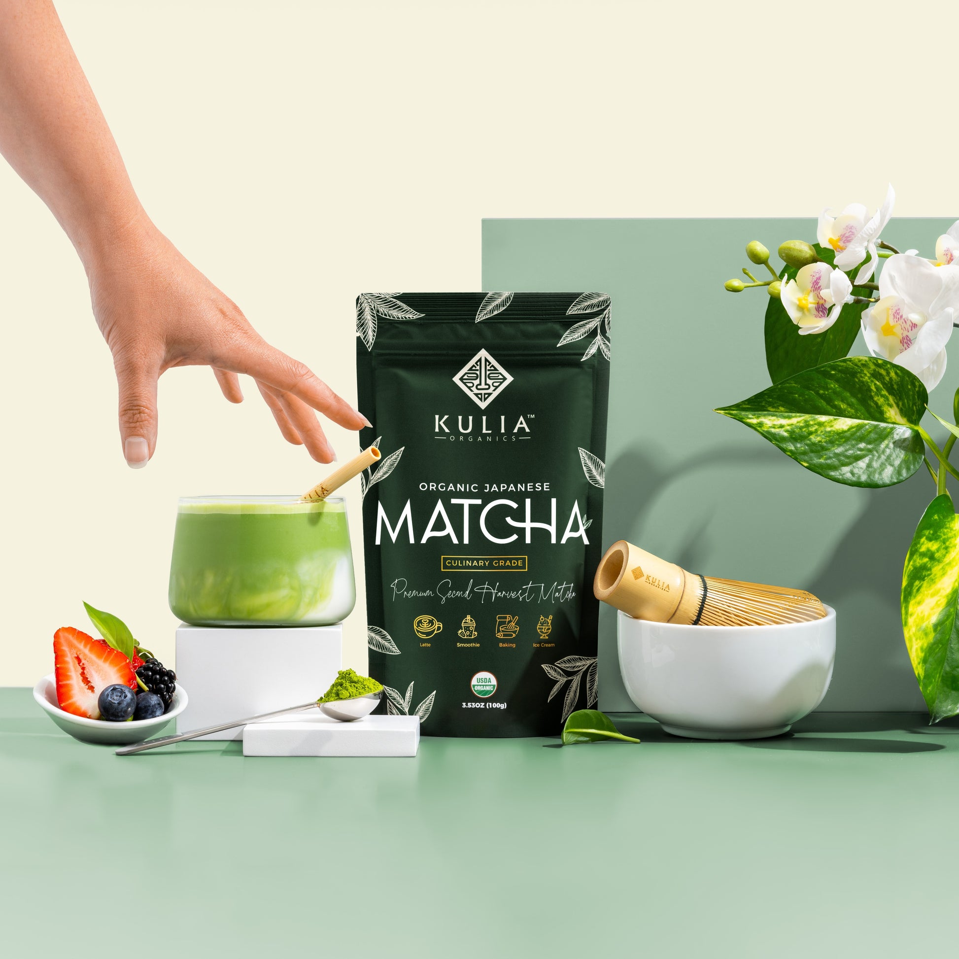 Matcha Powder from Japan, Organic Matcha Green Tea Powder, No Sugar Added  Matcha Tea Powder for Matcha Latte, Japanese Green Tea Matcha - Premium